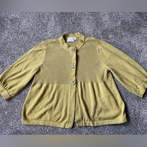 Studio Works Top Button Cardigan